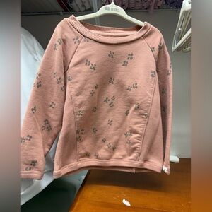 Max Coomer's Pink Floral Kids Sweatshirt